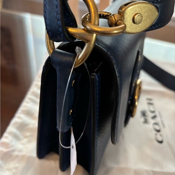 Coach New Beat Saddle Bag Deep Blue - Picture 5 of 10
